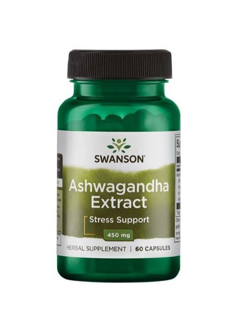Ashwagandha Extract Standardized 450 mg 60 Caps Swanson (275332976)