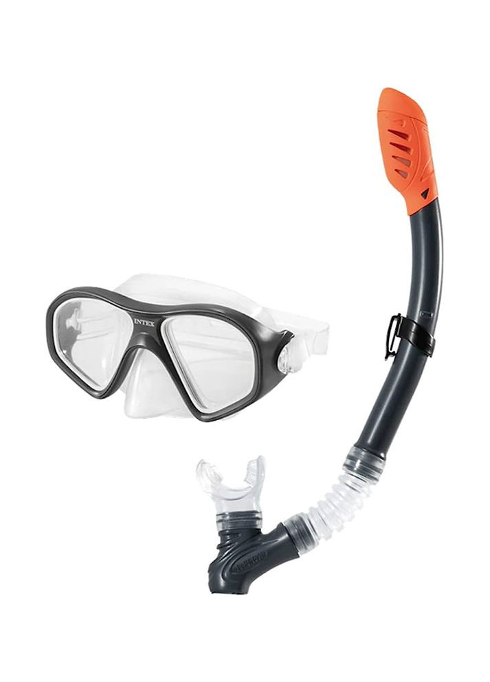 Набір для плавання маска та трубка колір різнокольоровий ЦБ-00226673 Intex (260551612)