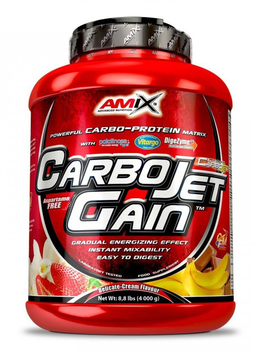 Гейнер CarboJet® Gain 4000g (Chocolate) Amix Nutrition (257960564)