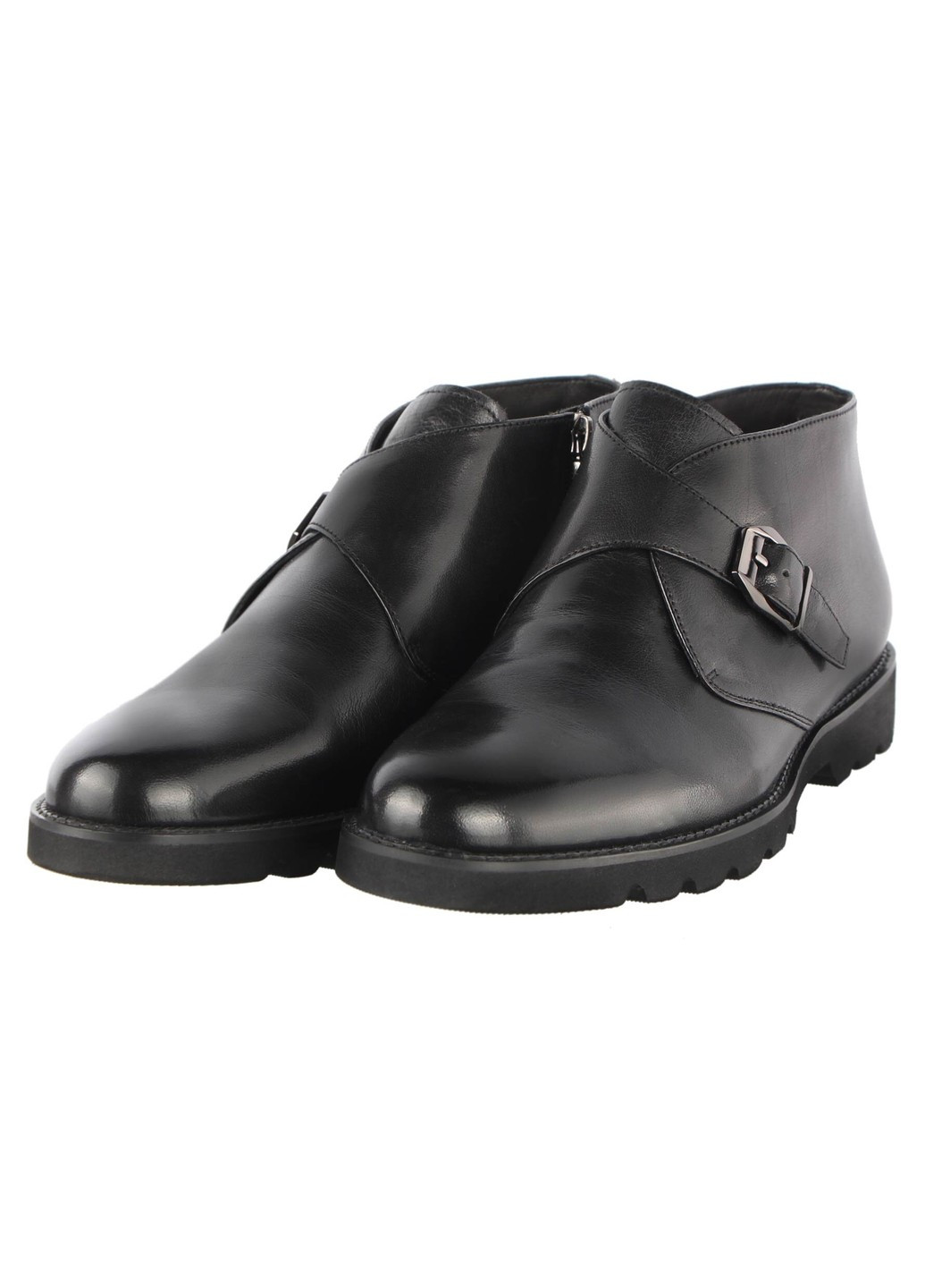 Черные зимние мужские зимние ботинки классические 19743 Lido Marinozzi