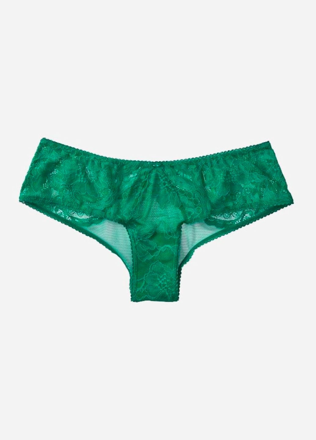 Зелений комплект жіночої мереживної білизни Victoria's Secret