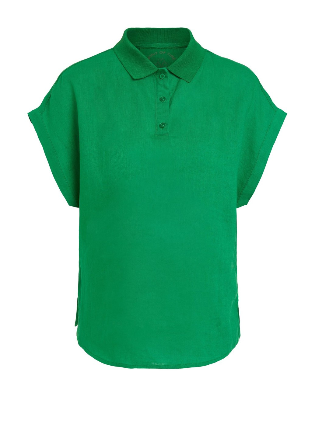 Зеленая летняя женская блуза зелёный на запах Oui
