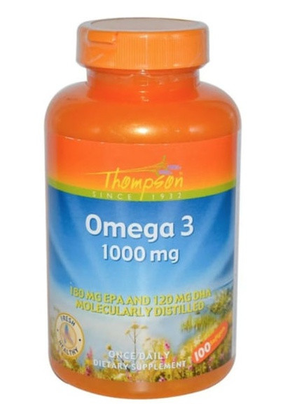Omega 3 1000 mg 100 Softgels THO-19320 Thompson (256724802)