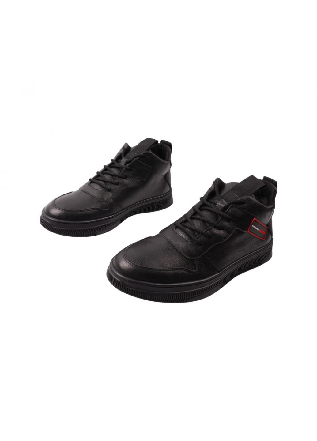 Черные ботинки мужские черные натуральная кожа Visazh