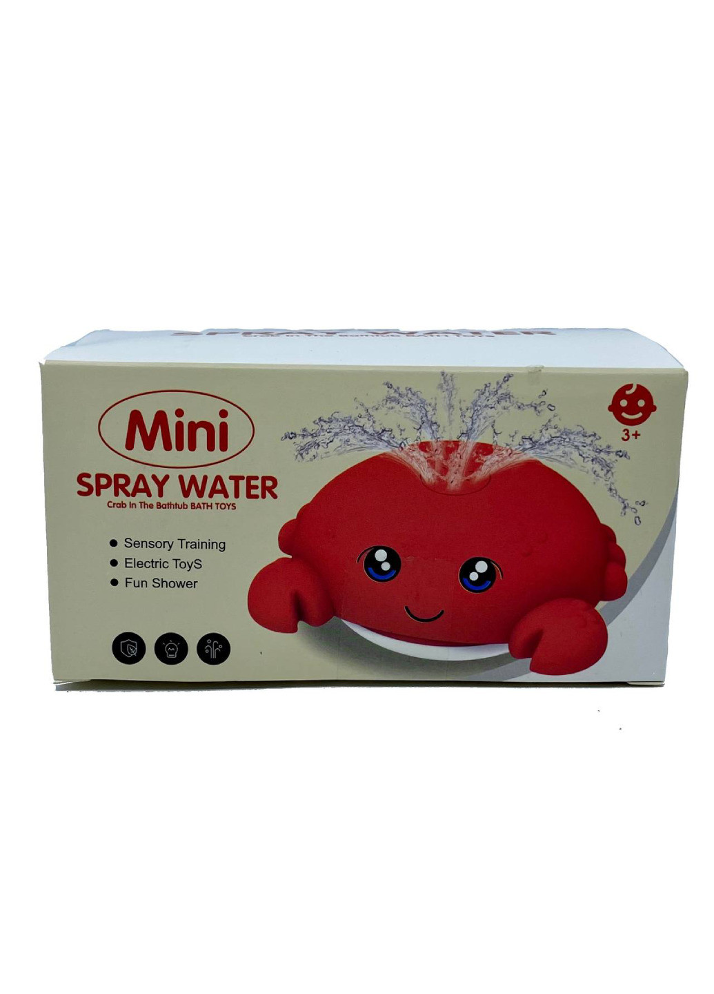 Краб с фонтаном для ванной Led подсветка, игрушка для купания, игра для ванной фонтанчик mini spray water No Brand (259906549)