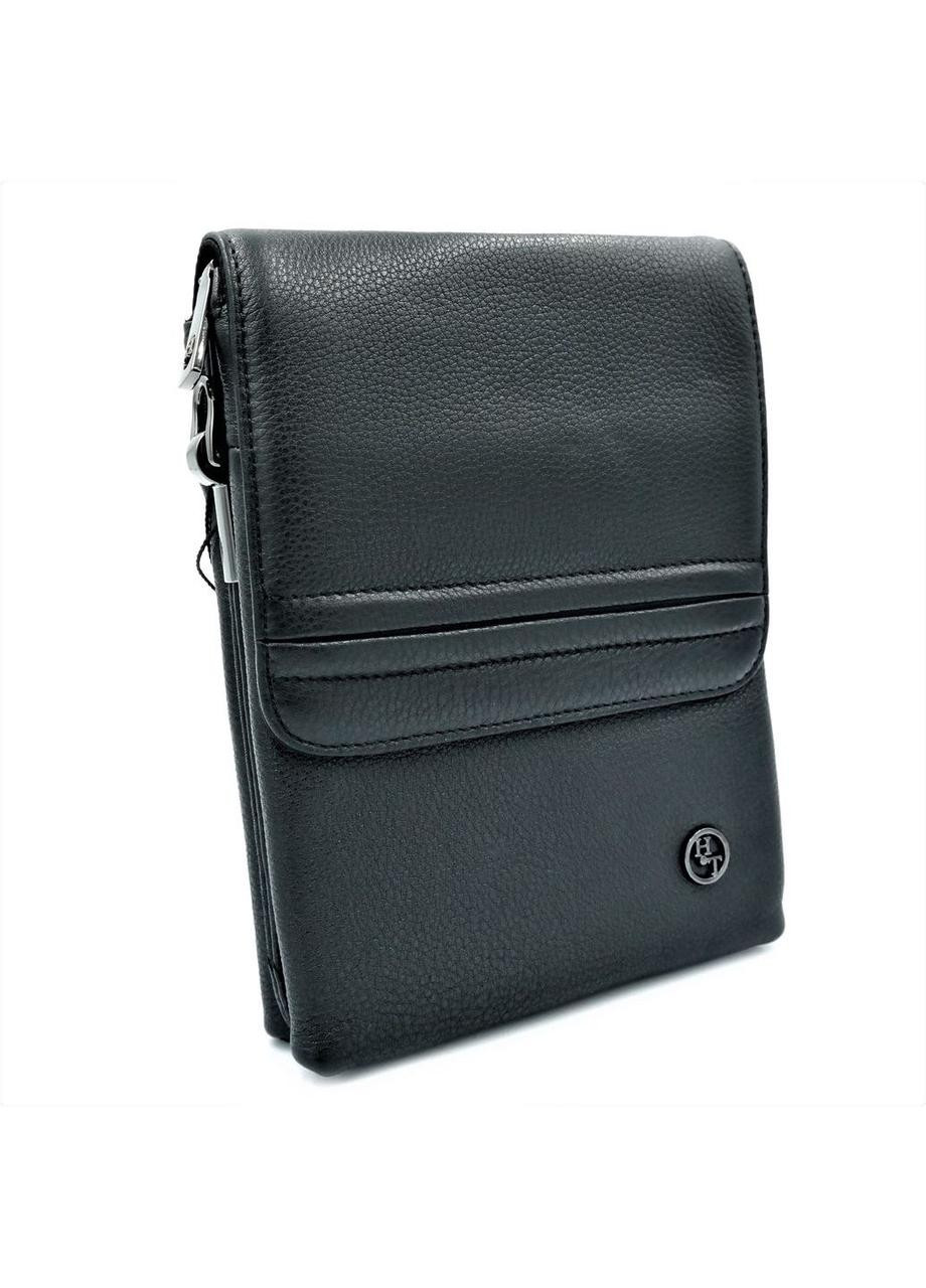 Мужская кожаная сумка H.T.Leather чёрного цвета SKL85-296488 New Trend (259161377)