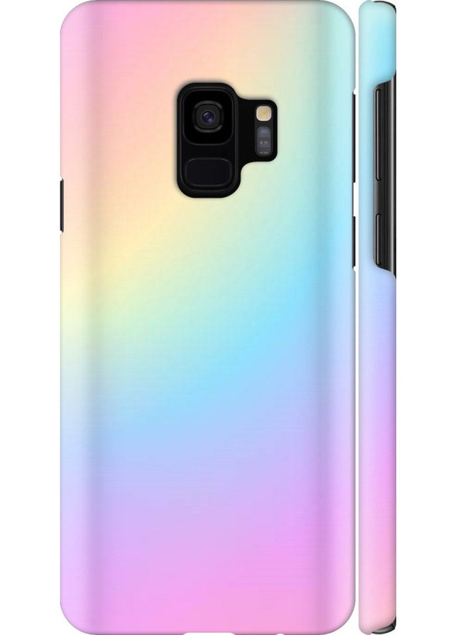 3D пластиковый матовый чехол 'Радуга 2' для Endorphone Samsung Galaxy S9 (259141353)