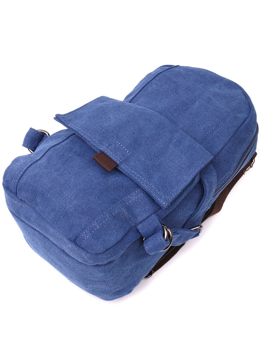 Функциональный текстильный рюкзак в стиле милитари Vintagе 22181 Синий Vintage (267948732)