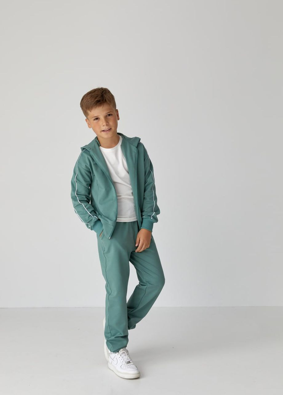 Дитячий спортивний костюм для хлопчика м'ята р.110 439048 New Trend (260596214)