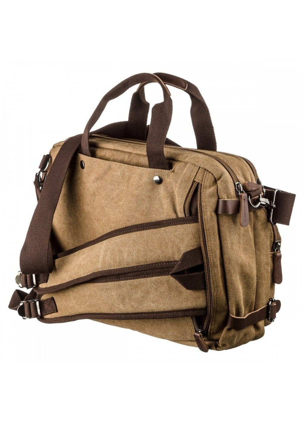 Чоловіча текстильна пісочна сумка-рюкзак 20146 Vintage (262522844)