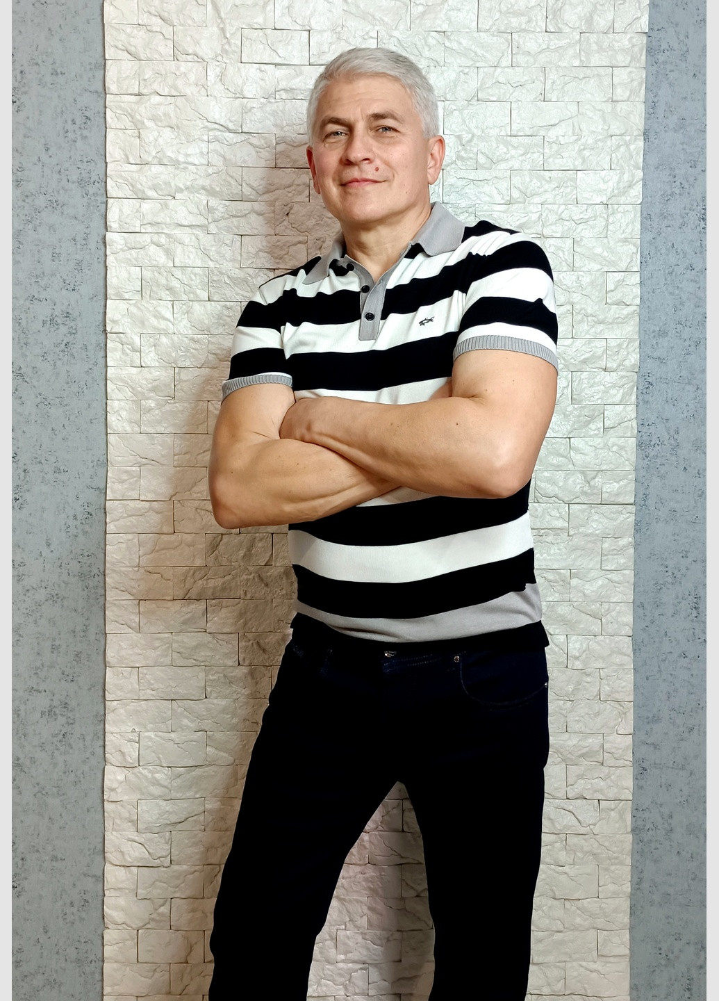 Белая футболка с коротким рукавом No Brand