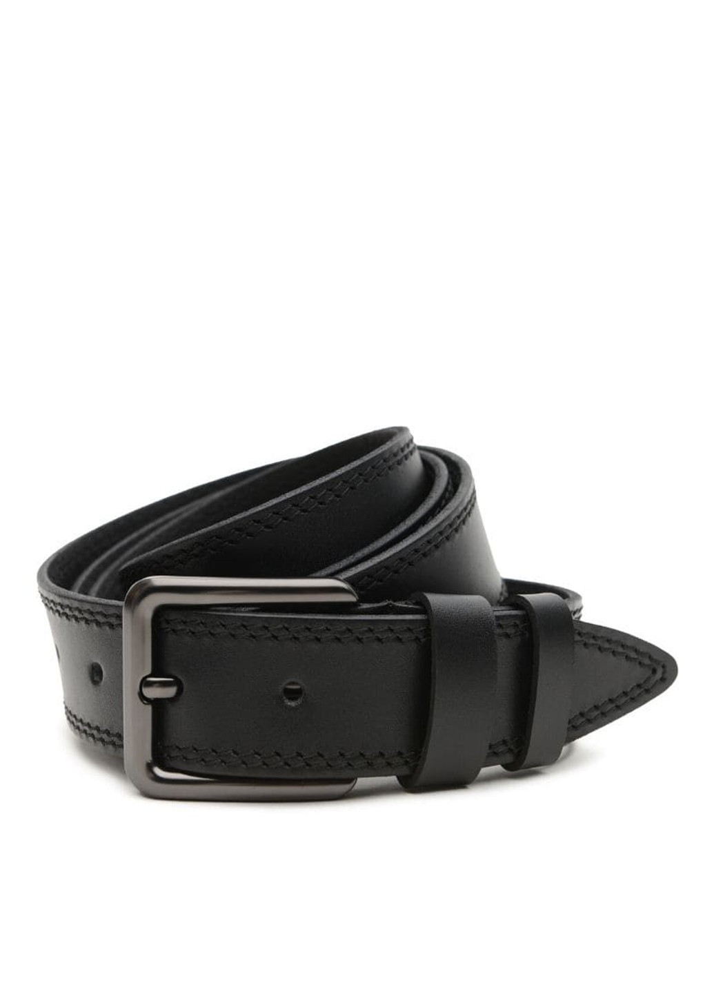 Мужской кожаный ремень V1GX03-black Borsa Leather (266143133)