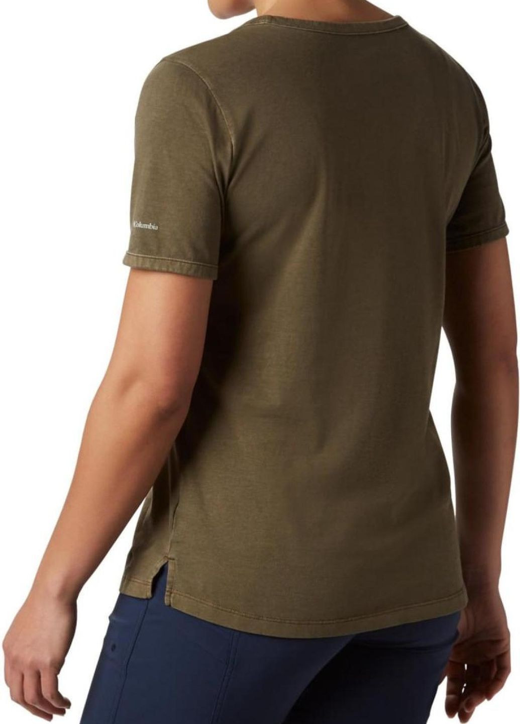 Хаки (оливковая) футболка Columbia