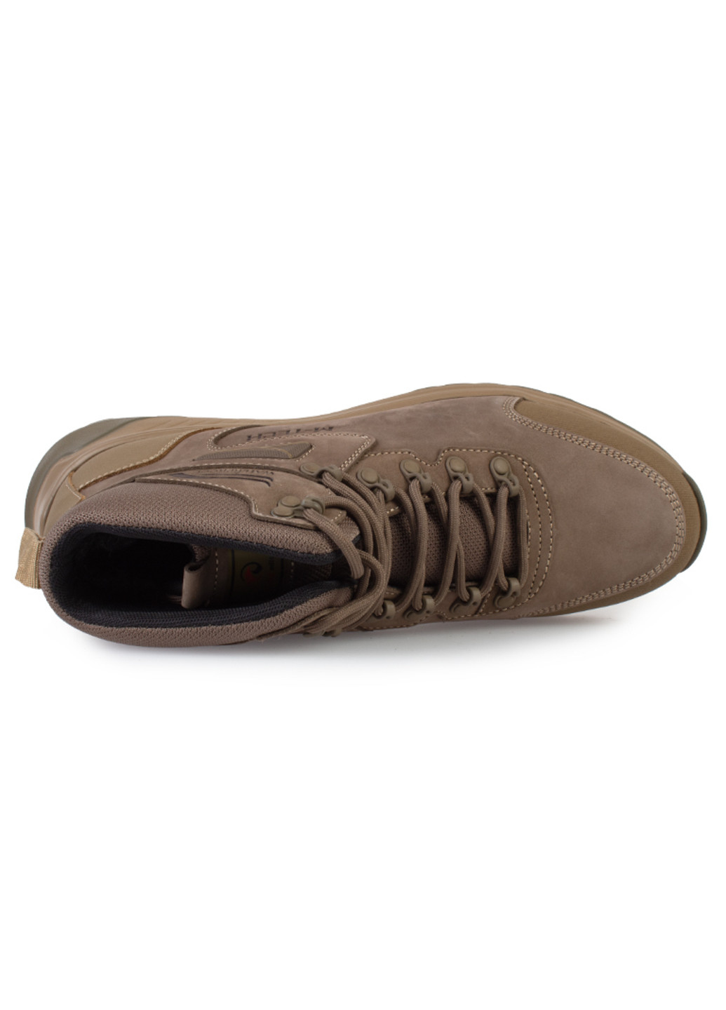 Бежевые зимние ботинки мужские бренда 9501064_(1) ModaMilano