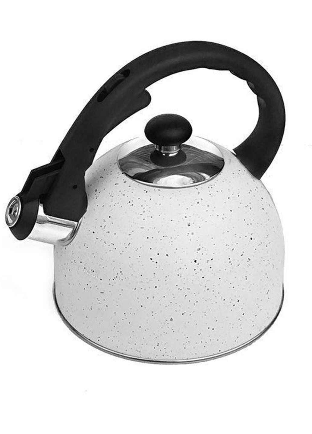 Чайник із нержавіючої сталі зі свистком з мармуровим покриттям 1,5 л Edenberg (260946627)