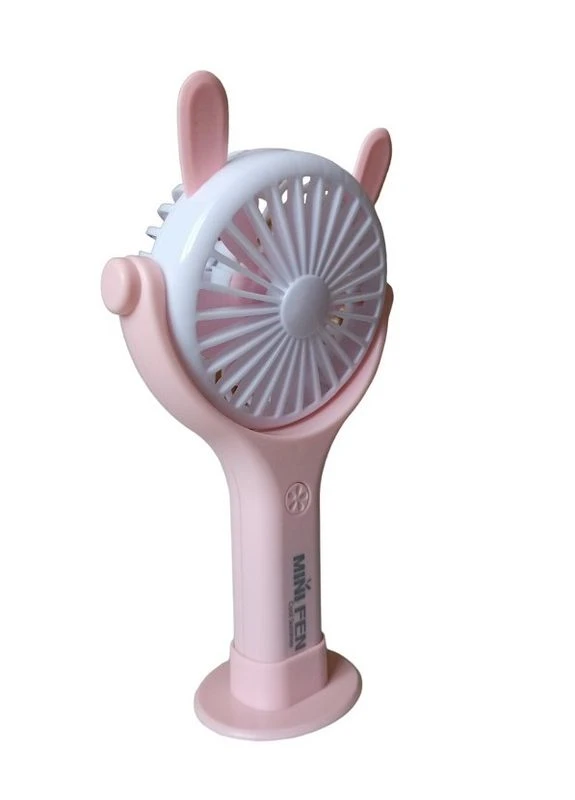 Вентилятор ручной аккумуляторный Mini Fan CS092-4 USB Розовый No Brand (260264650)
