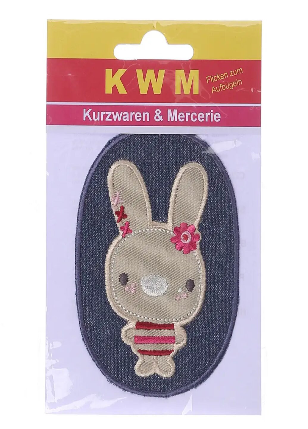 Детская термонаклейка на одежду "Зайчик" KWM (259884719)