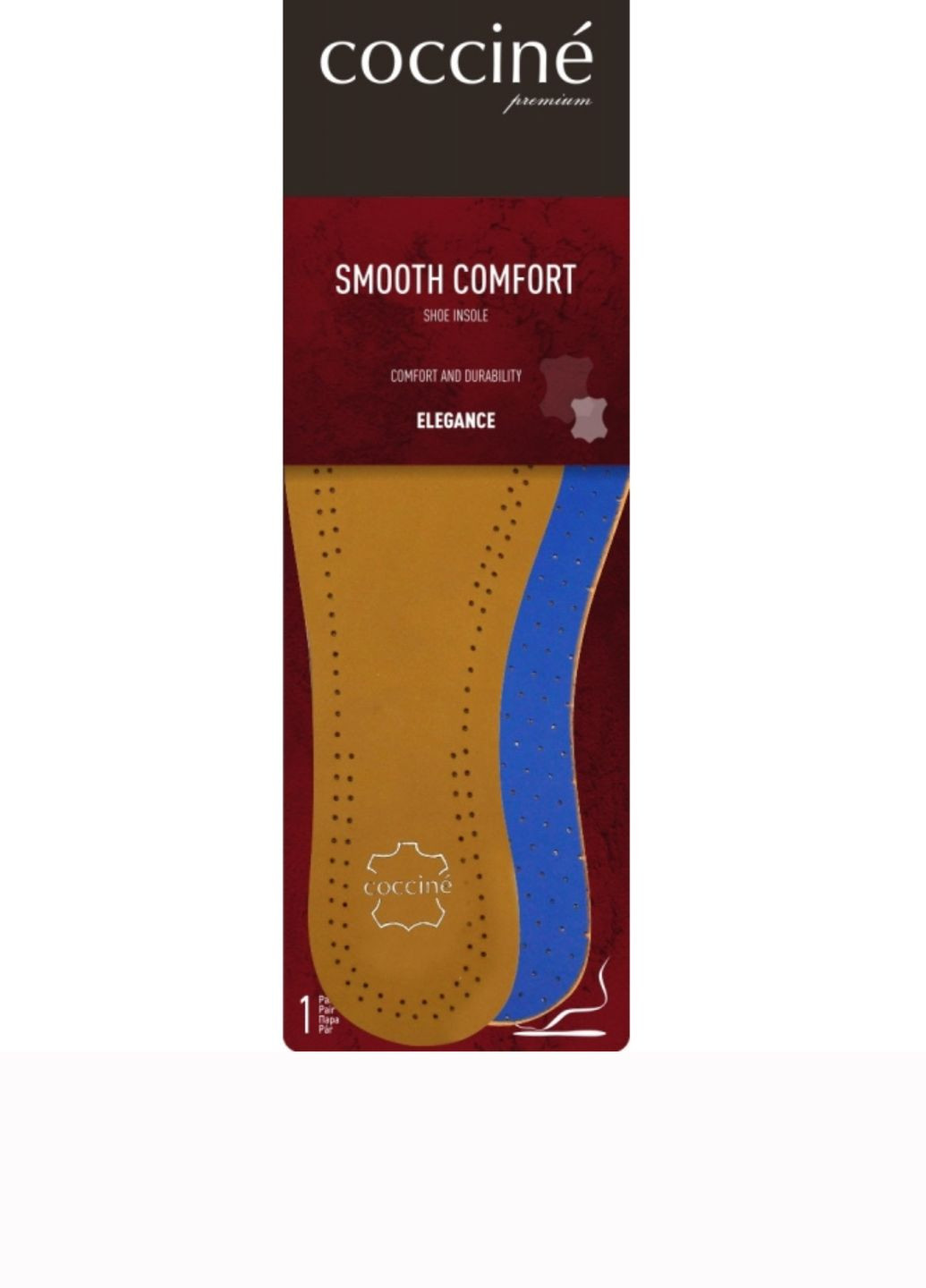Стельки кожаные на пене Coccine smooth comfort (277608839)