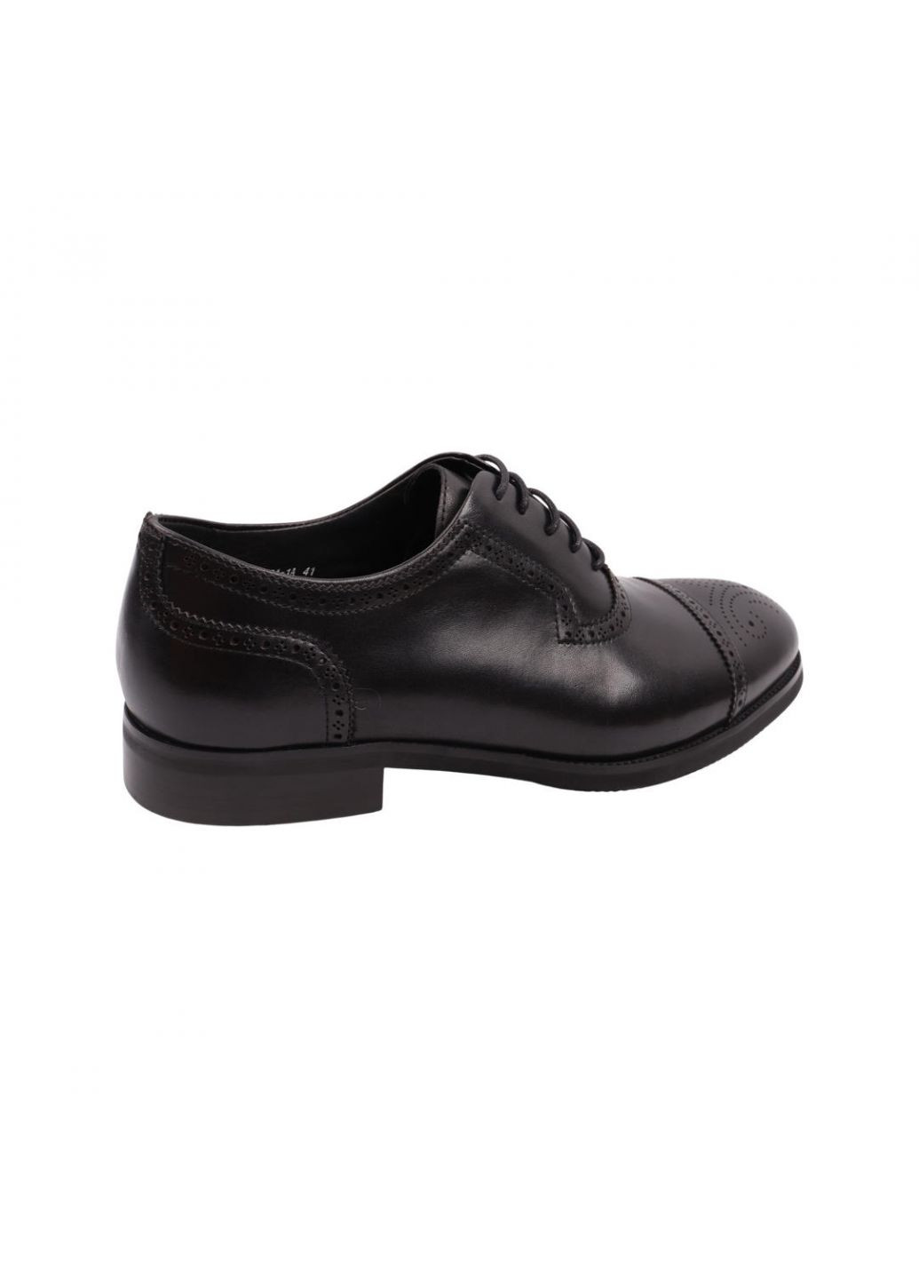 Черные туфли мужские черные натуральная кожа Roberto Paulo