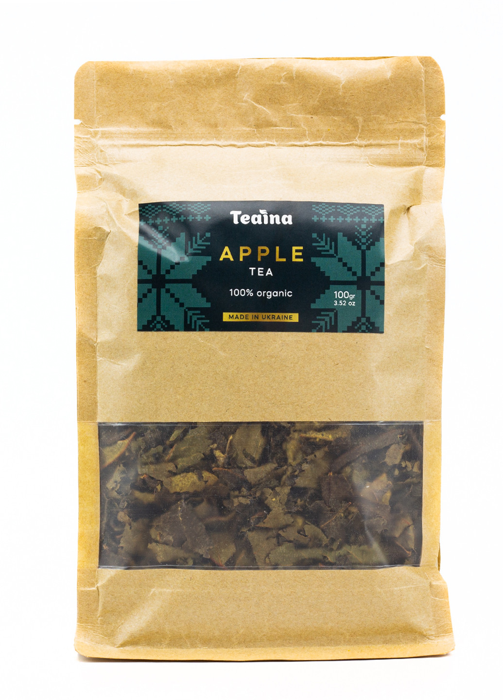 Чай яблучний ферментований 100 г Teaina (257161631)