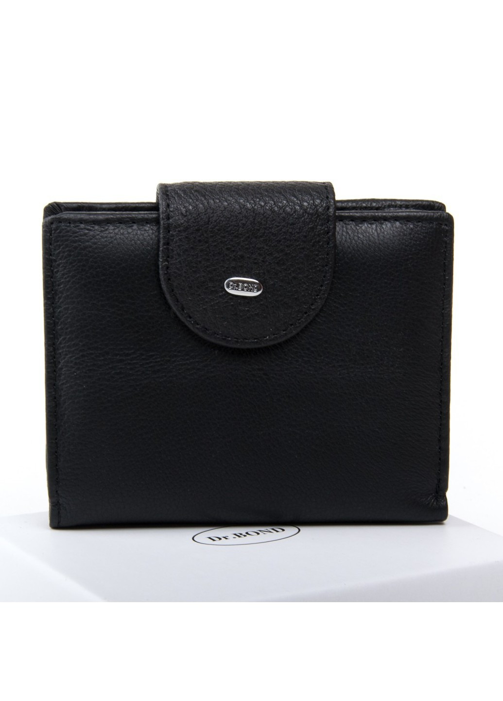 Жіночий шкіряний гаманець Classik WN-6 black Dr. Bond (261551049)