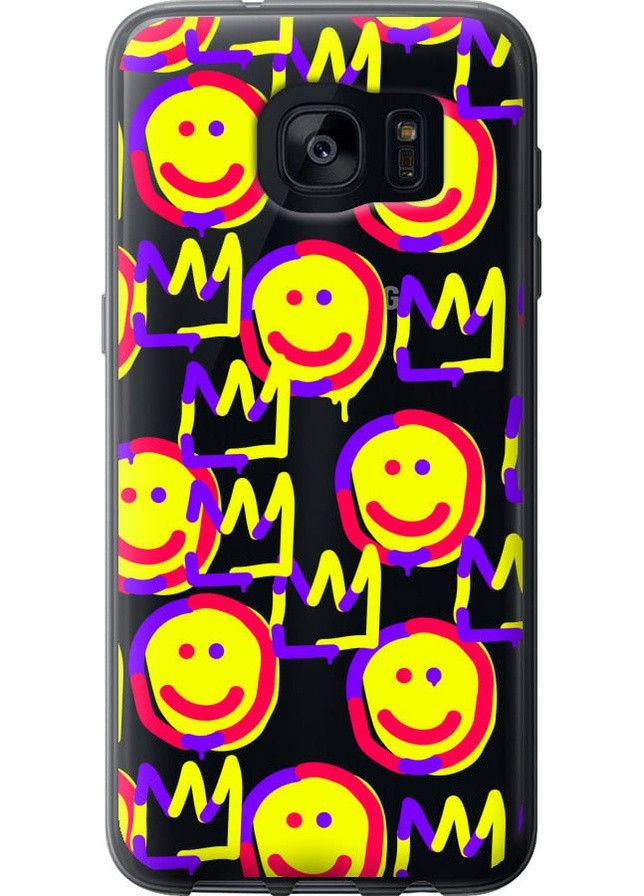 2D пластиковый чехол 'Смайлики v2' для Endorphone Samsung Galaxy S7 Edge G935F (258216667)