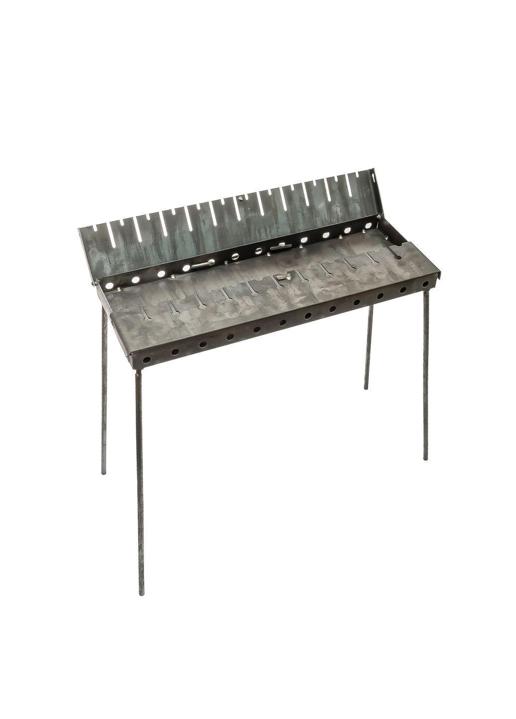 Раскладной разборной мангал чемодан двухуровневый на 12 шампуров Wood&Steel (263931719)