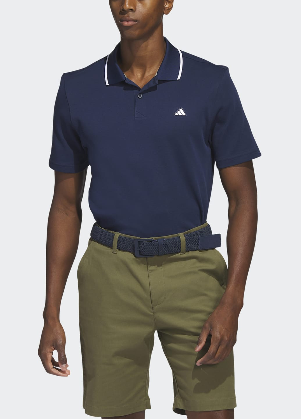 Синяя футболка-поло go-to piqué golf adidas