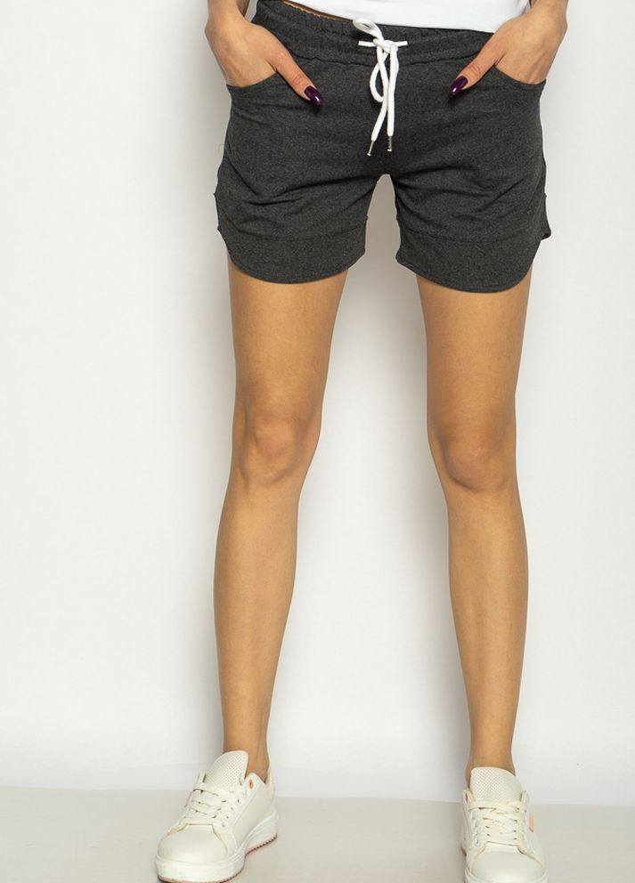 Шорты женские однотонные (Серый меланж) Time of Style (261922418)