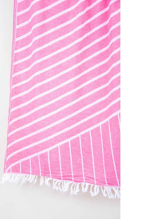 Barine полотенце pestemal - cross 95*165 pink розовое орнамент розовый производство - Турция