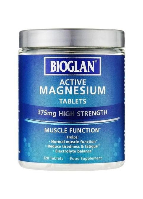 Active Magnesium 375 mg 120 Tabs Bioglan (276385145)