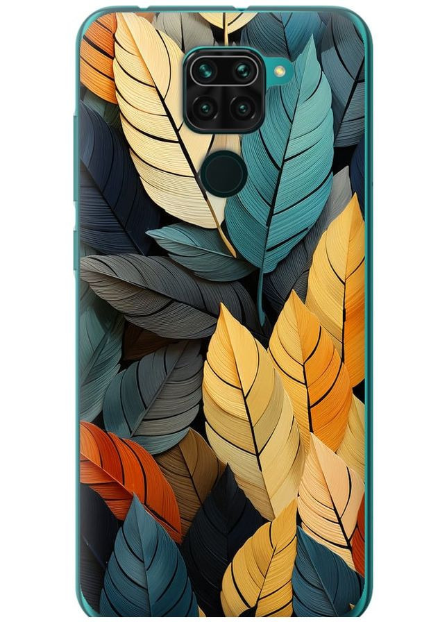 Силіконовий чохол 'Кольорове листя' для Endorphone Xiaomi Redmi Note 9 (265397013)