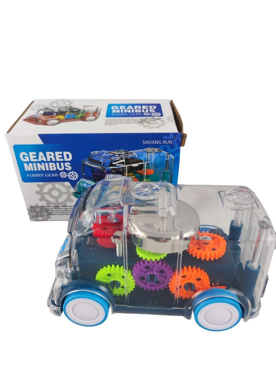 Детская игрушечная машинка в прозрачном корпусе, цветные детали,свет,звук (132877) Shantou (260062512)