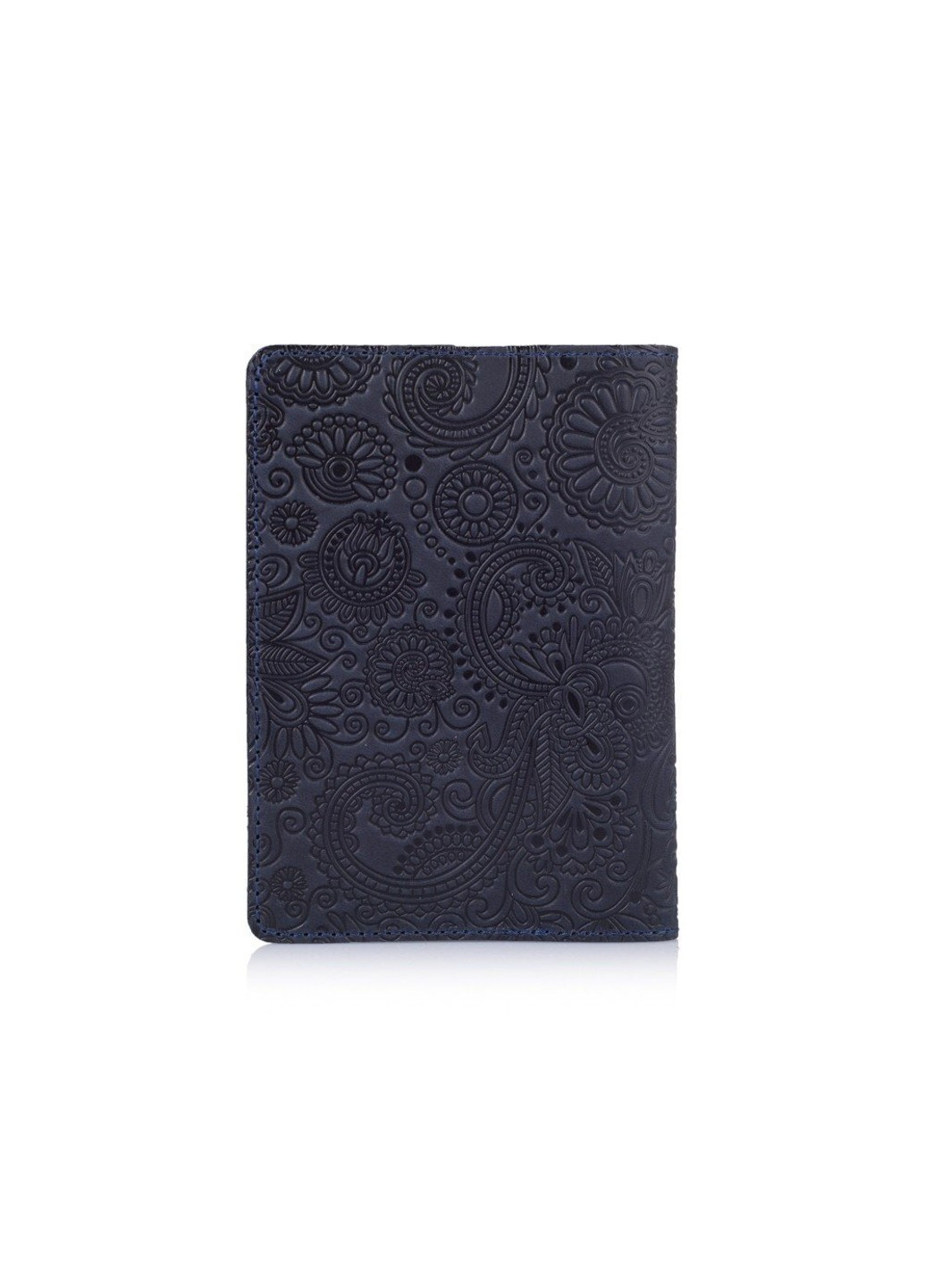 Обложка для паспорта из кожи HiArt PC-02 темно-синяя Темно-синий Hi Art (268371538)