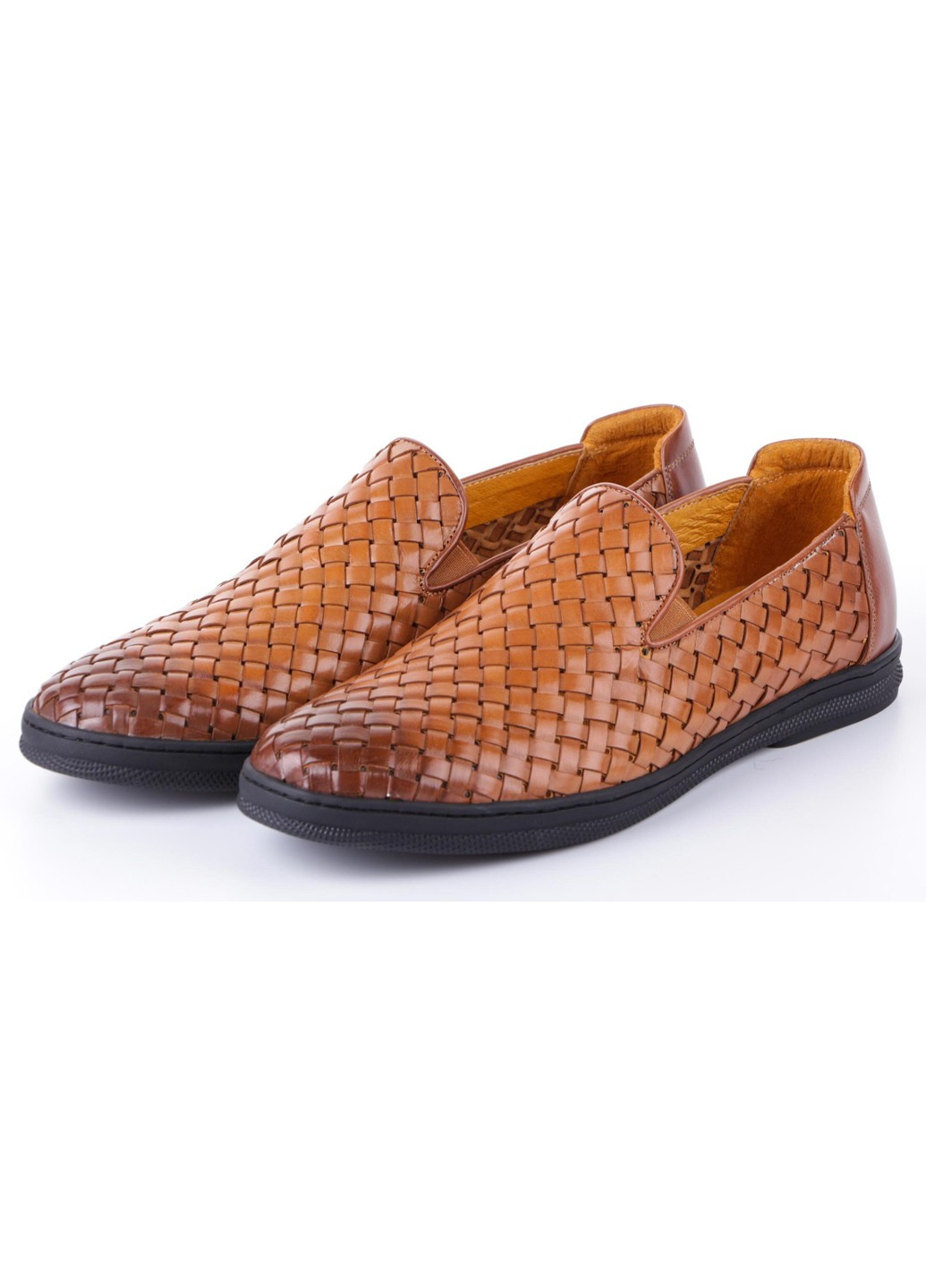 Коричневые мужские туфли 195139 Marco Pinotti без шнурков