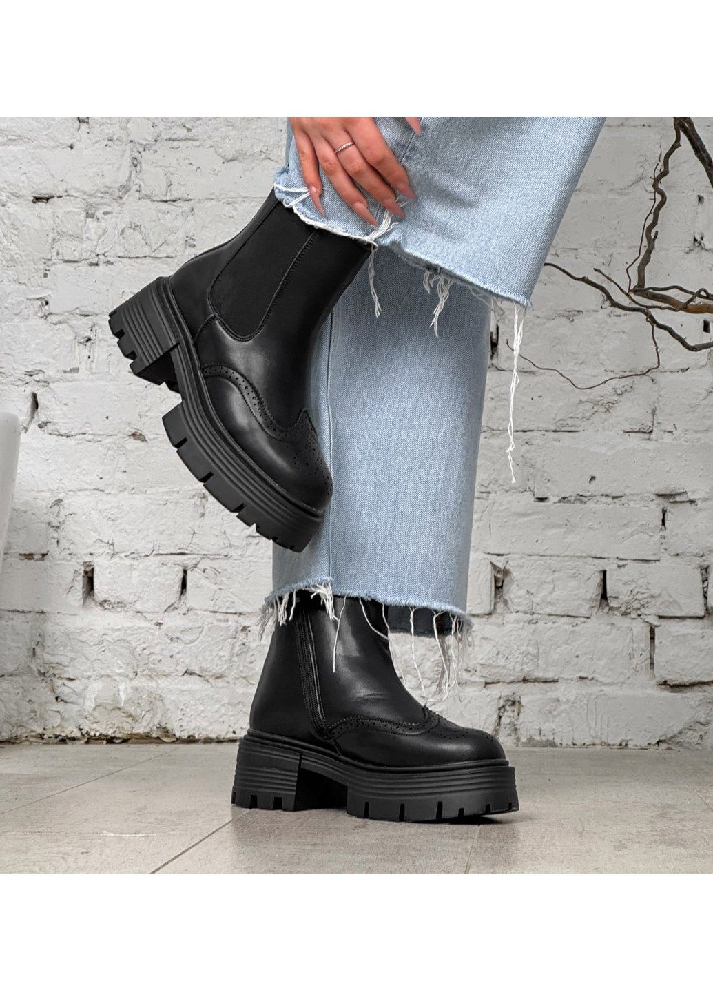 Зимние зимние челси cossa Hengji из искусственной кожи