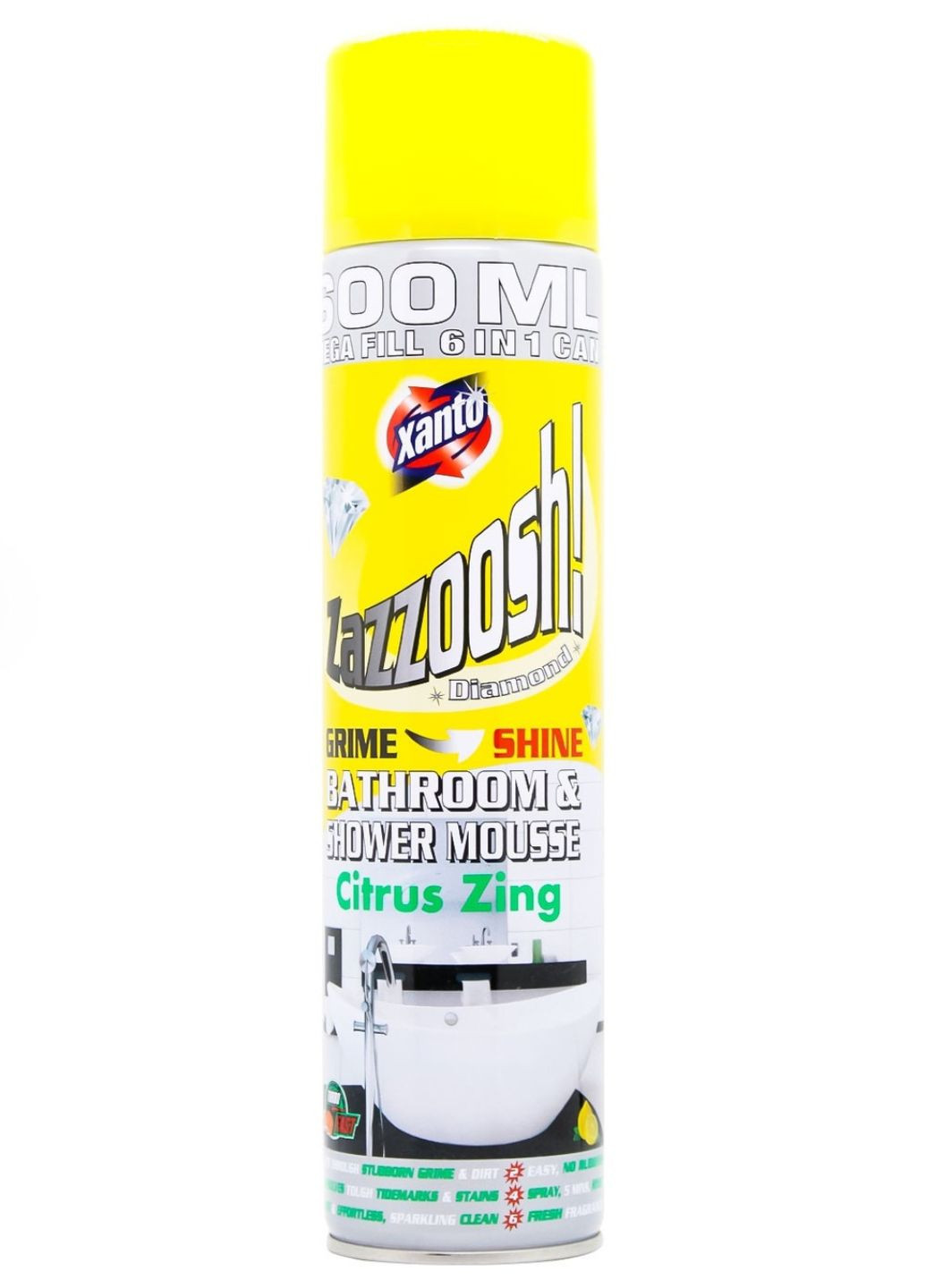 Пена для чистки ванн Zazzoosh! Citrus Zing 500 мл Xanto (267724624)
