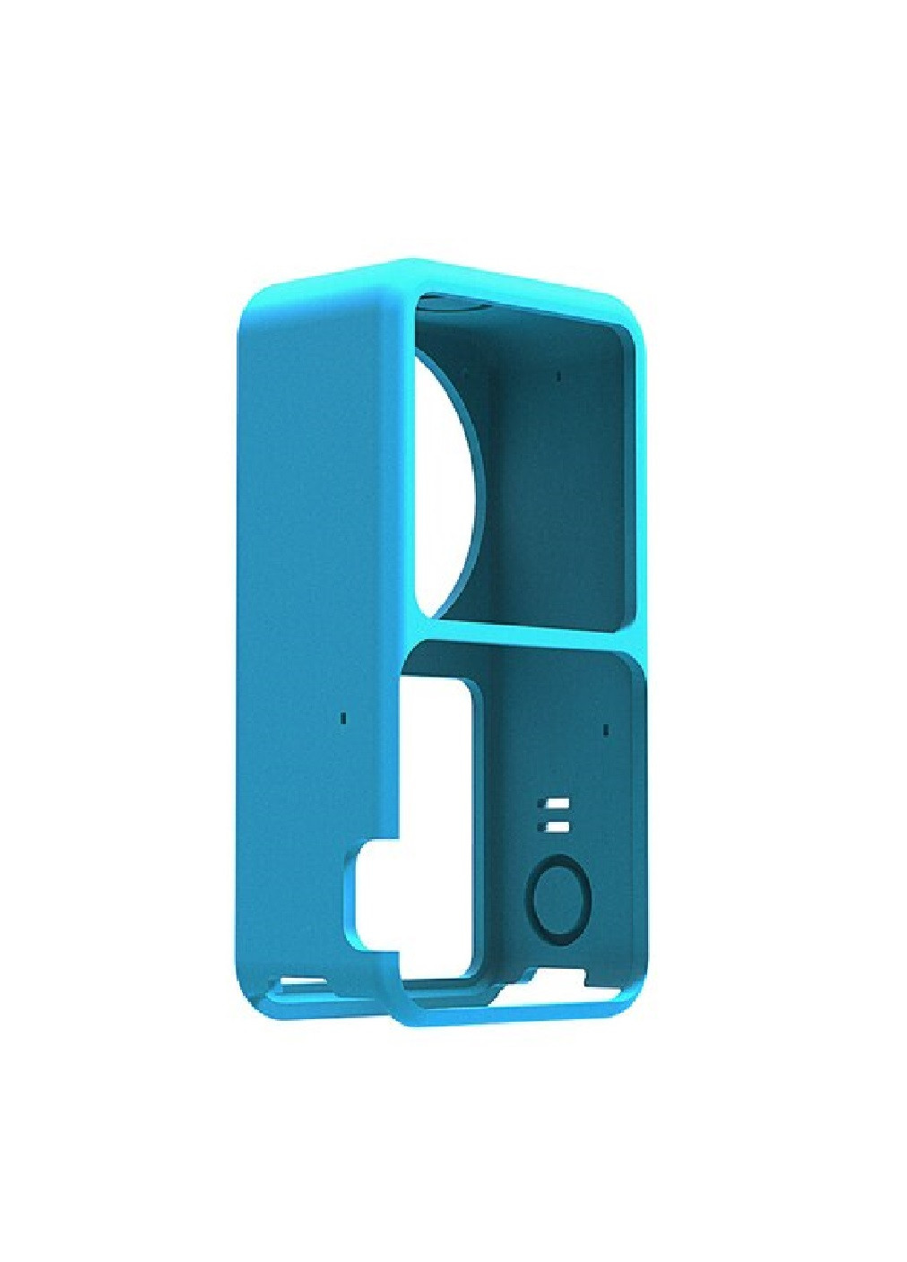 Захисний силіконовий чохол захист від пилу забруднення подряпин ударів для екшн камери для DJI Action 2 (474925-Prob) Синій Unbranded (260377381)