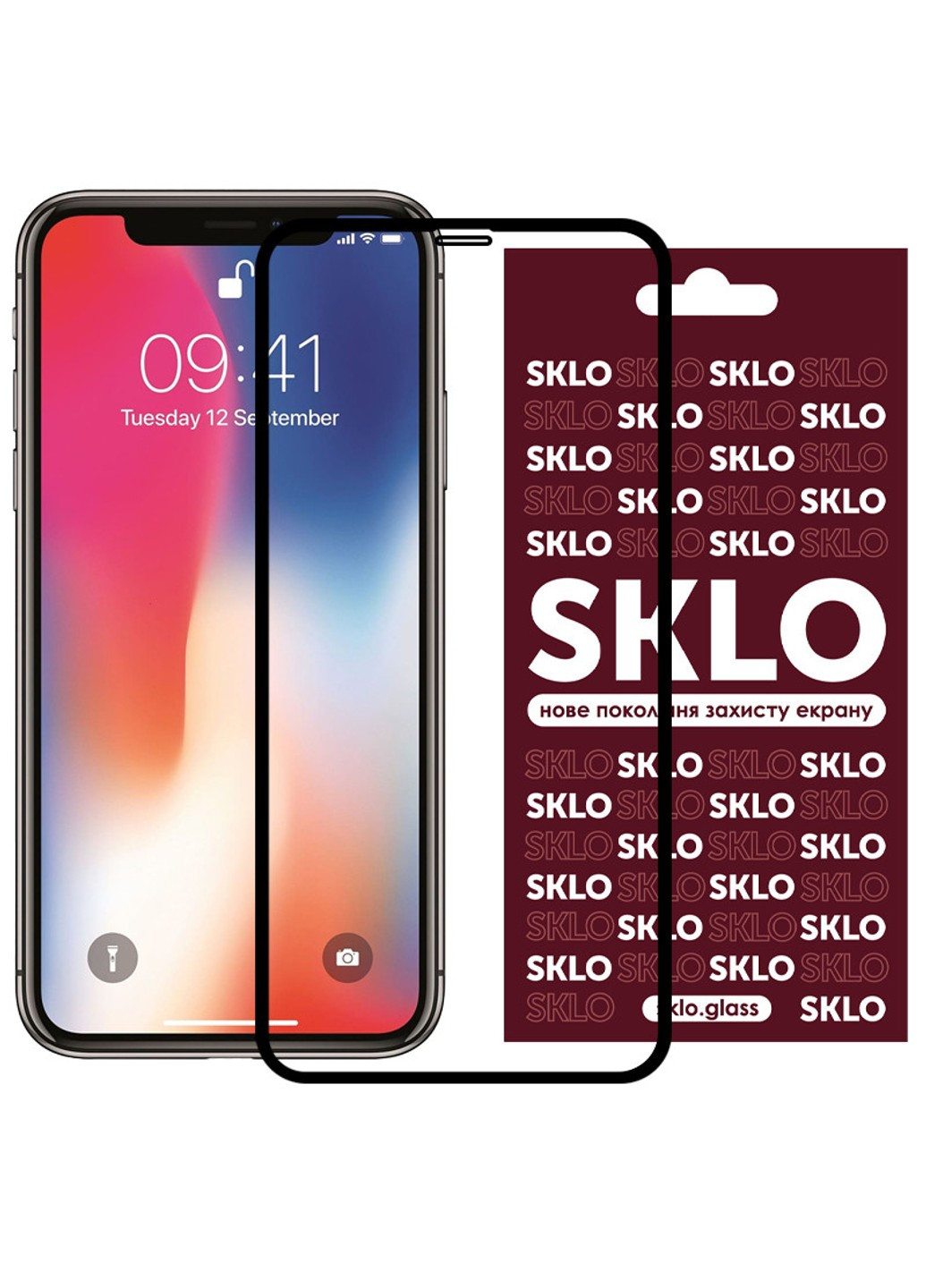 Захисне скло 3D (full glue) для Apple iPhone 11 Pro Max / XS Max (6.5") SKLO (261771317)