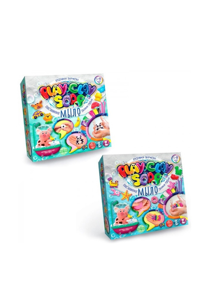 Набор "Пластилиновое Мыло "PLAY CLAY SOAP" цвет разноцветный ЦБ-00080060 Danko Toys (259464940)