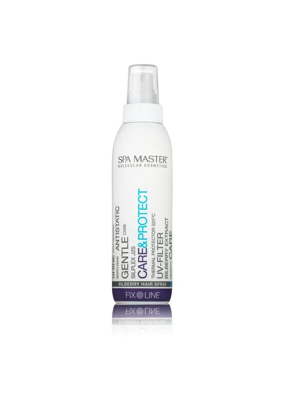 Термозахисний спрей для волосся care & protect bilberry hair spraySM 124 200 мл Spa Master (258576728)