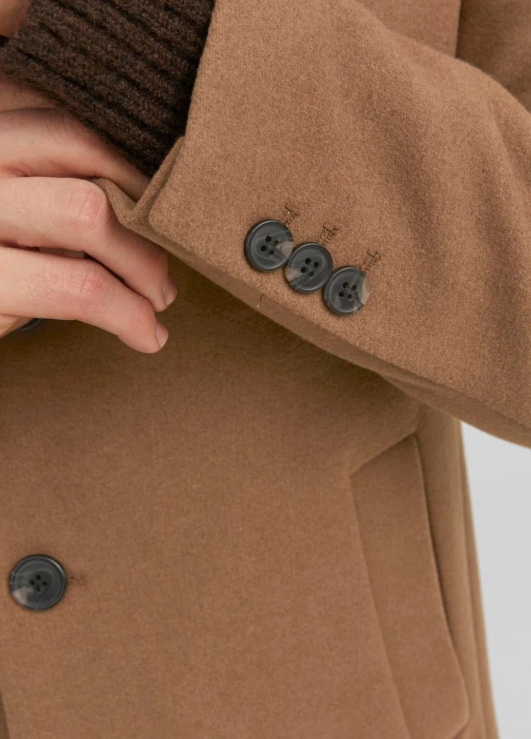 Світло-коричневе Пальто демісезон,світло-коричневий,JACK&JONES Jack & Jones