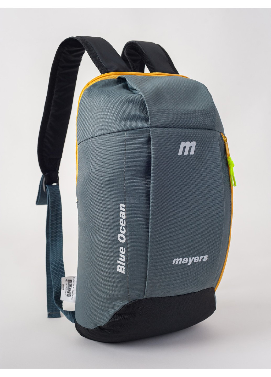 Рюкзак для детей и подростков серого цвета Mayers в спортивном стиле на каждый день износостойкий 10 литров No Brand (258591347)