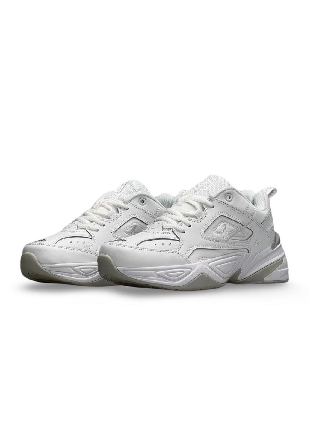 Nike tekno all white cheap