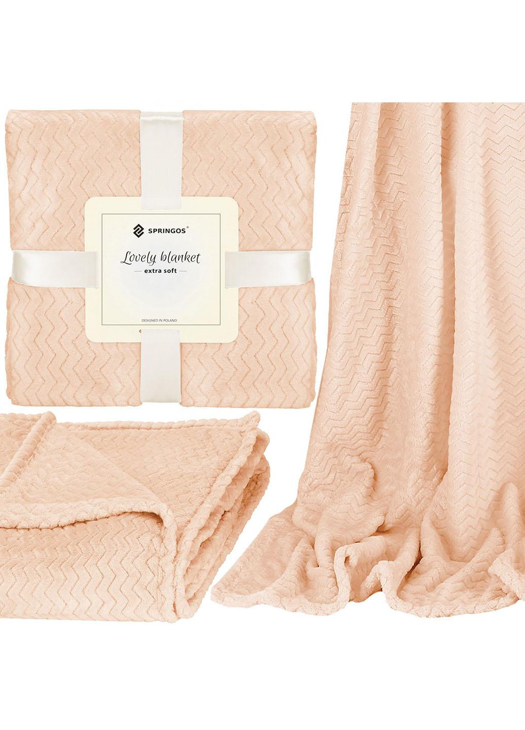 Плед-покривало Extra Soft 200 x 220 см HA7160 Springos (258251867)