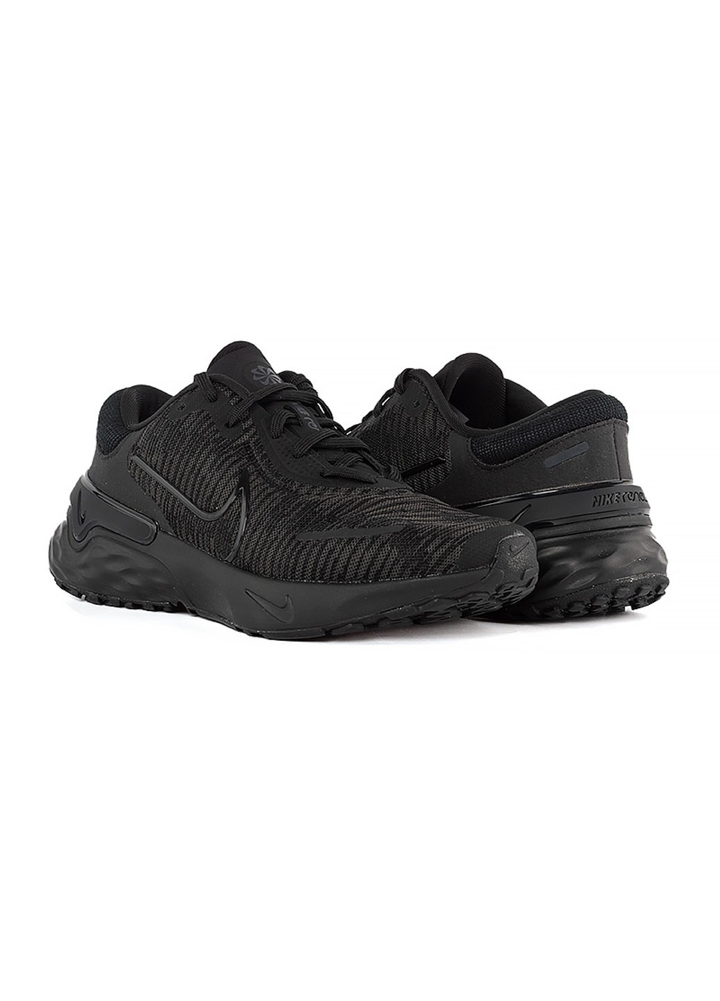 Кроссовки W RENEW RUN 4 Nike чёрные демисезоны (259353434)