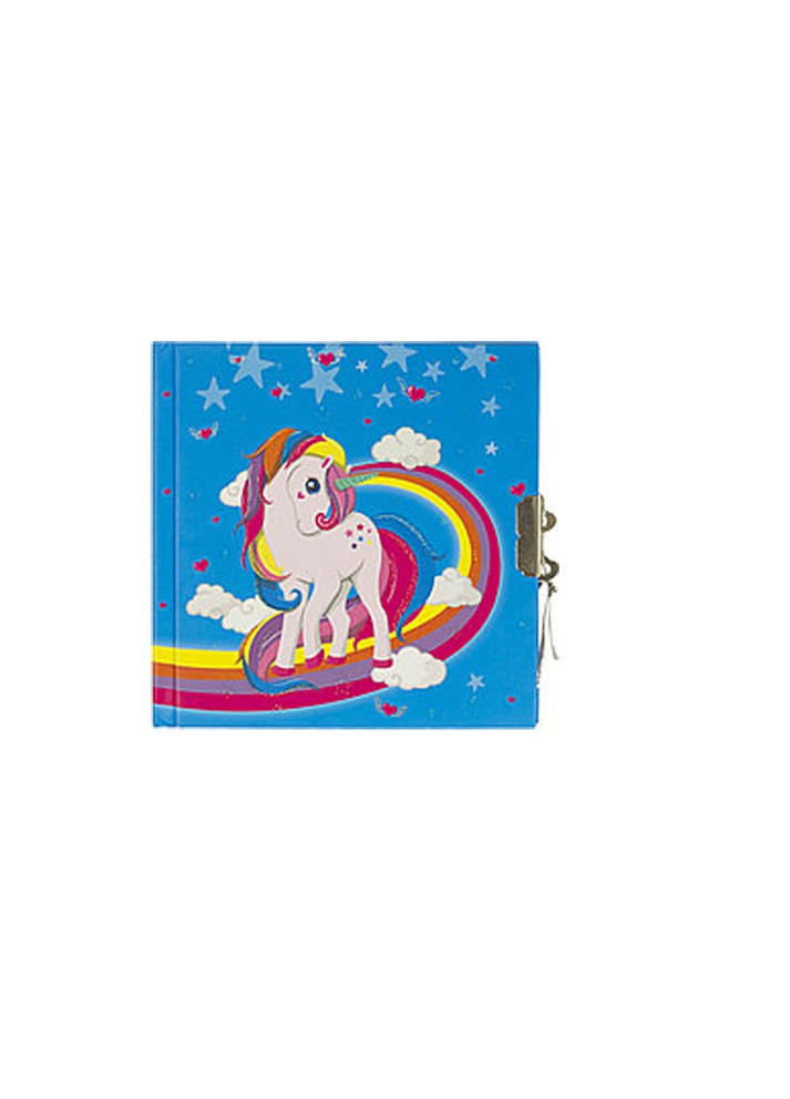 Блокнот дитячий на замочку "Єдиноріг з веселкою" колір різнокольоровий ЦБ-00183101 Malevaro (259467890)