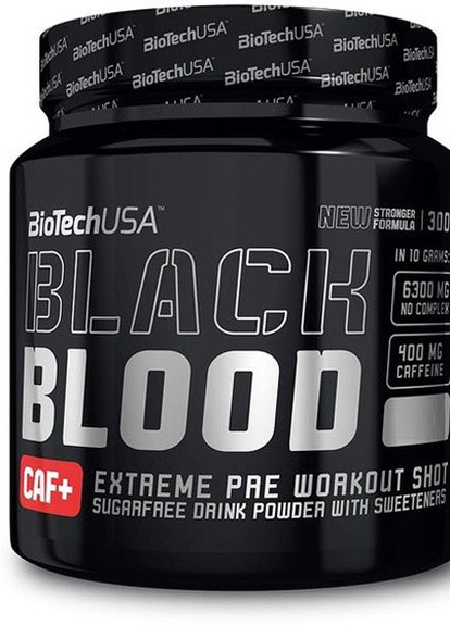 Black Blood CAF+ 300 g /30 servings/ Cola Biotechusa (257079613)