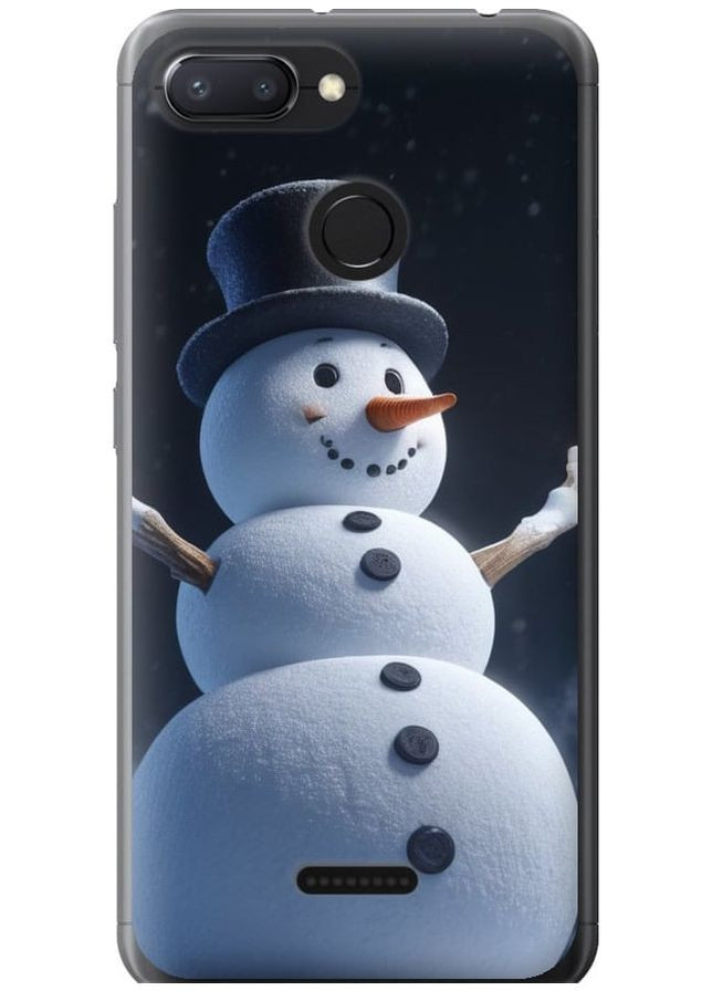 2D пластиковий чохол 'Сніговик' для Endorphone Xiaomi Redmi 6 (275648146)