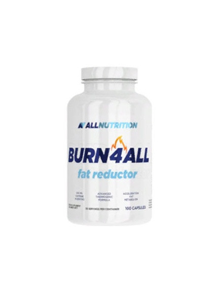 All Nutrition Burn4all 100 Caps Allnutrition (256724585)